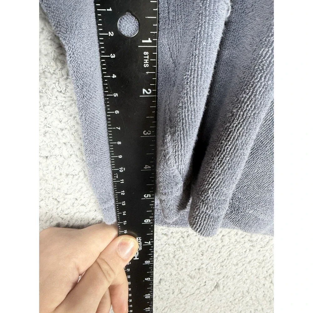 FAHERTY Cabana Towel Terry Sweat Shorts Size L Eastern Storm